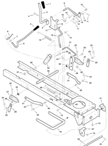 Part Location Diagram of 95157  Z Murray Handle, PTO